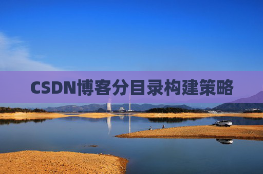 CSDN博客分目录构建策略